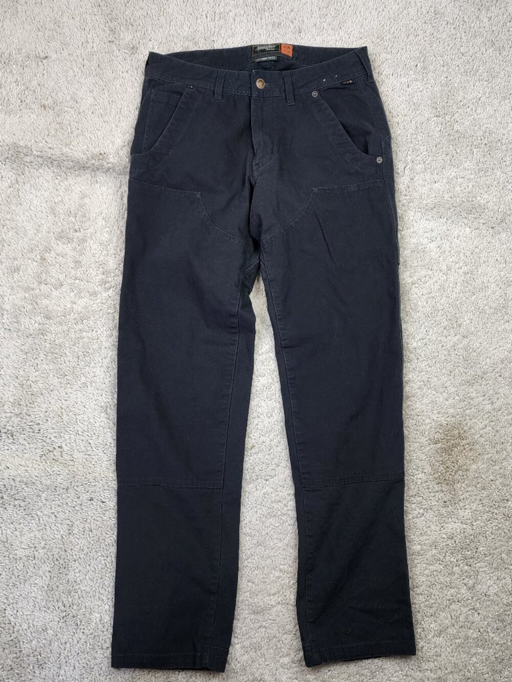 Howler Bros HB Trade Mens Pants Five Pocket Pants 28X32 Black Stretch Canvas USA